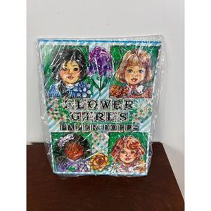 Vintage Full Color Paper Doll Set in original Plastic